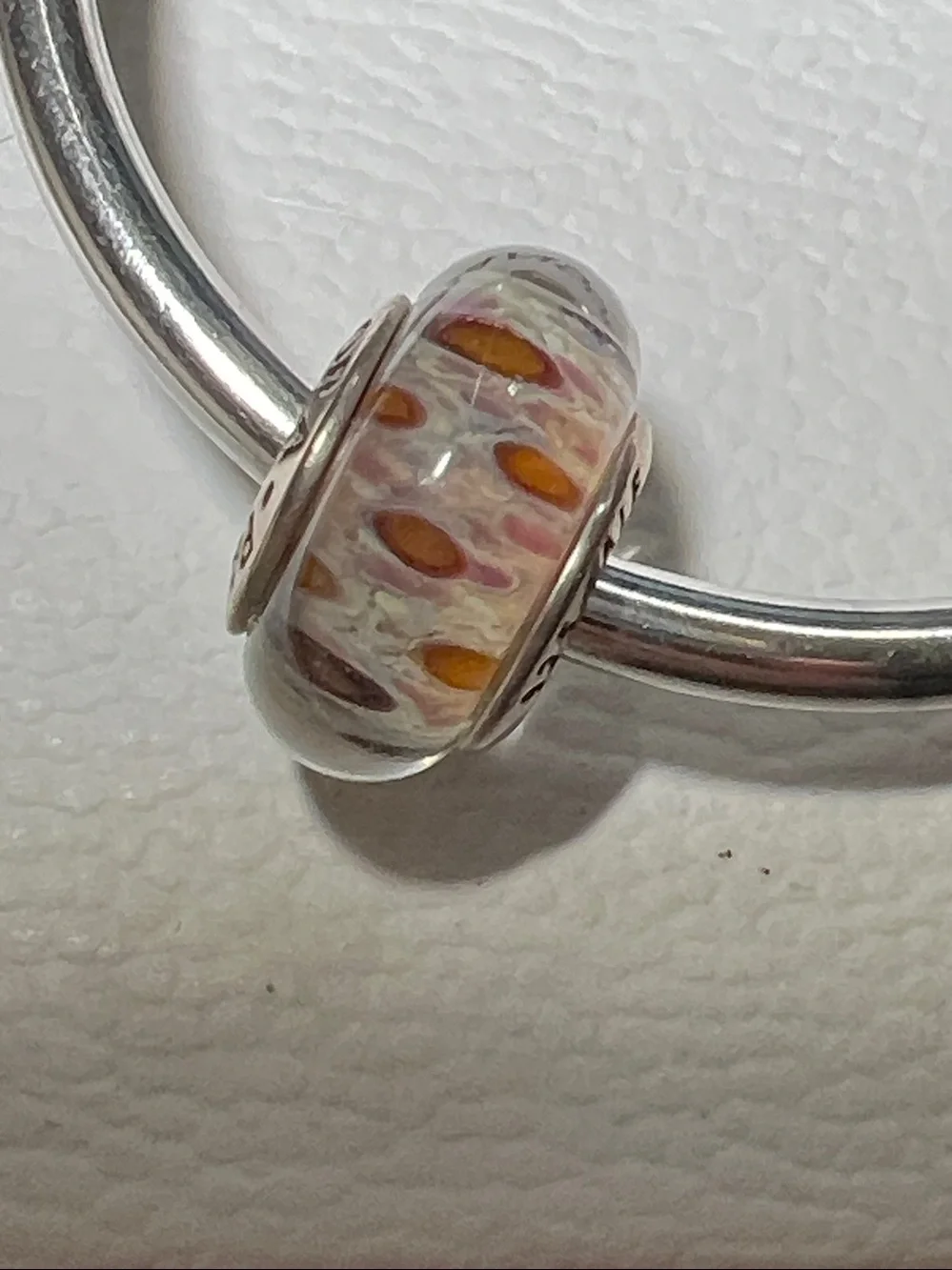 Pandora Clouded Leopard Murano Charm